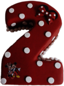 Minnie Mouse Number 2 Cake