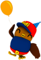 Didi Holding A Yellow Balloon