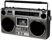 Ghettoblaster Style Boombox