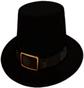 Pilgrim's Hat Illustration