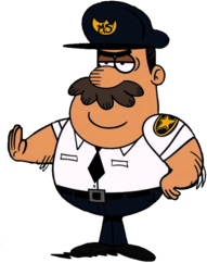 The Loud House Character Mall Cop
