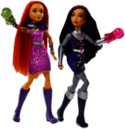 DC Super Hero Girls Starfire and Sapphire