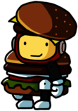 Scribblenauts Hamburger Costume