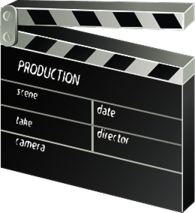 Grey Clapperboard