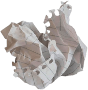 Crumpled Paper Lined Sheet