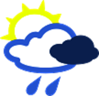 Clouds with Rain and Sun