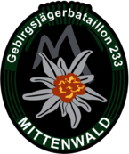 Gebirgsjagerbattaillon 233 Mittenwald