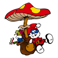Santa Smurf