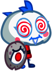 Raffy the Higgledy Hypnotiser Side View