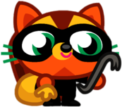 Raffles the Sneaky TeaLeaf Holding A Crowbar