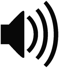 Black Volume Icon Level 3