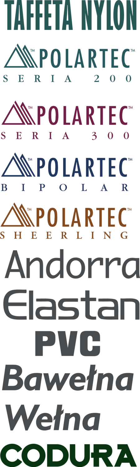 alpinus znaki materialow