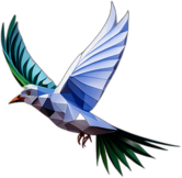 Peace Dove Captured In Mid-Flight, Olive Branch In Beak., In The Style Of A Cartoon Animation Character - Full Body, Single View, No Shadow