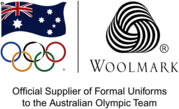 Woolmark Official Supplier of Formal Uniforms to the Australian Olympic Team