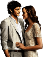 Adam Brody and Leighton Meester