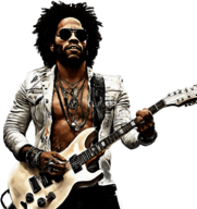 Lenny Kravitz on Guitar