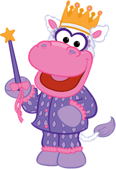 Cowbella With Crown Cartoon