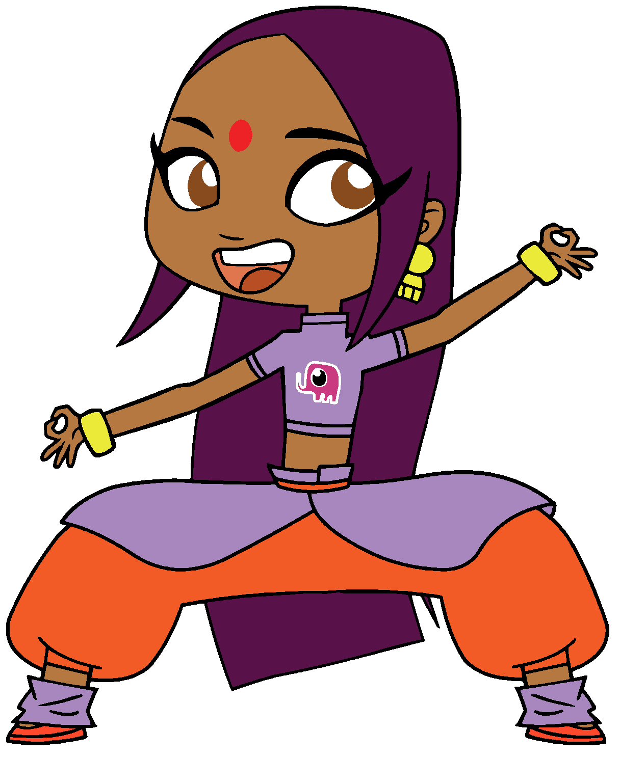 Sally Bollywood Arms Aside