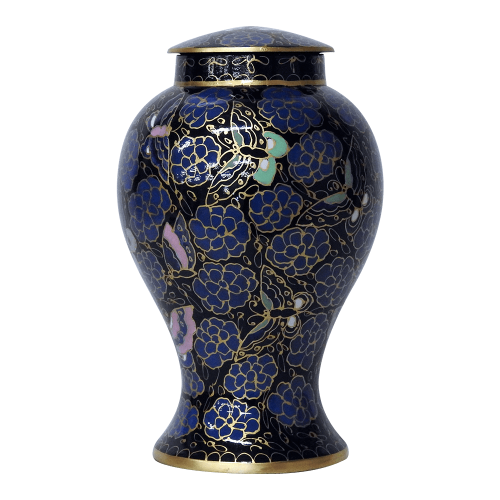 Blue Lotus Urn