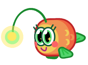 Loomy the Glittering Glowfish Light To the Left