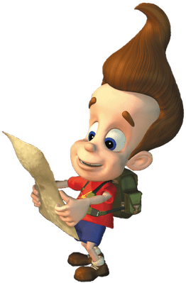 Jimmy Neutron Looking At Map