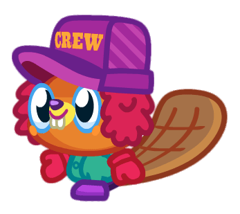 Fitch the Flat Tailed Fuzzle Looking Left