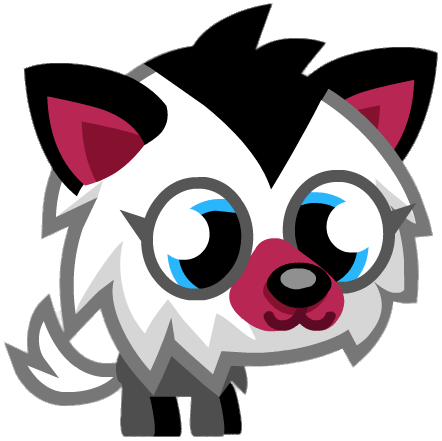 White Fang the Musky Husky Turned Sideways