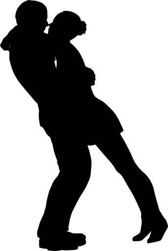 Woman Falling into a Man's Arms