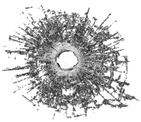 Bullet Hole Glass