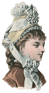 Young Victorian Woman With Hat