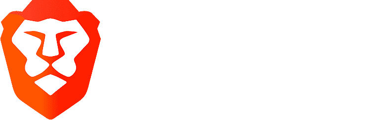 Brave logo white