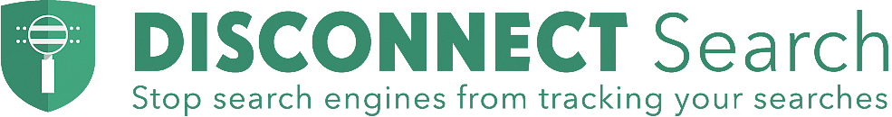 Disconnect Search logo and slogan
