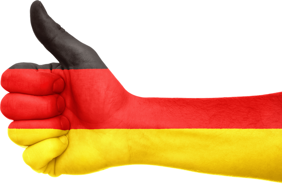 Hand Germany Flag