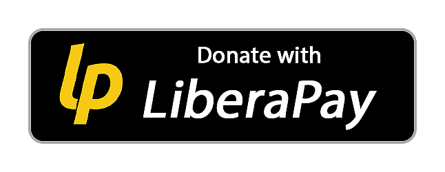 Donate with LiberaPay button