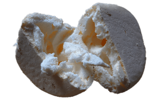 Meringue Broken In Two
