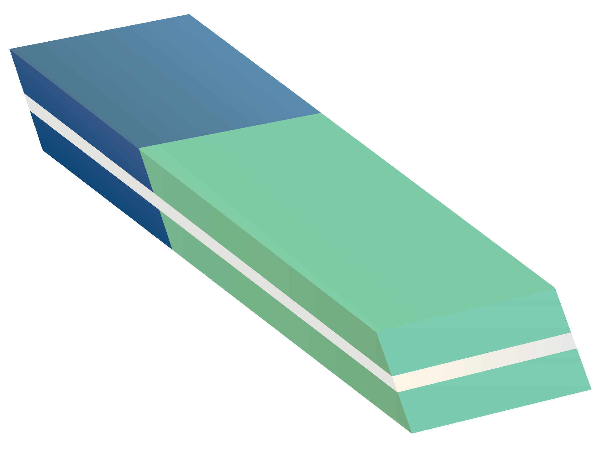 Blue Green Eraser Clipart