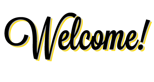 Old School Welcome Sign