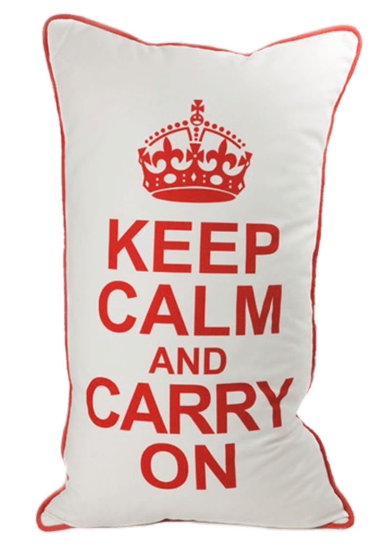 Pillow Keep Calm and Carry on