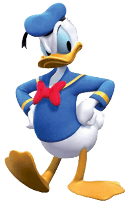 Donald Duck Very Angry