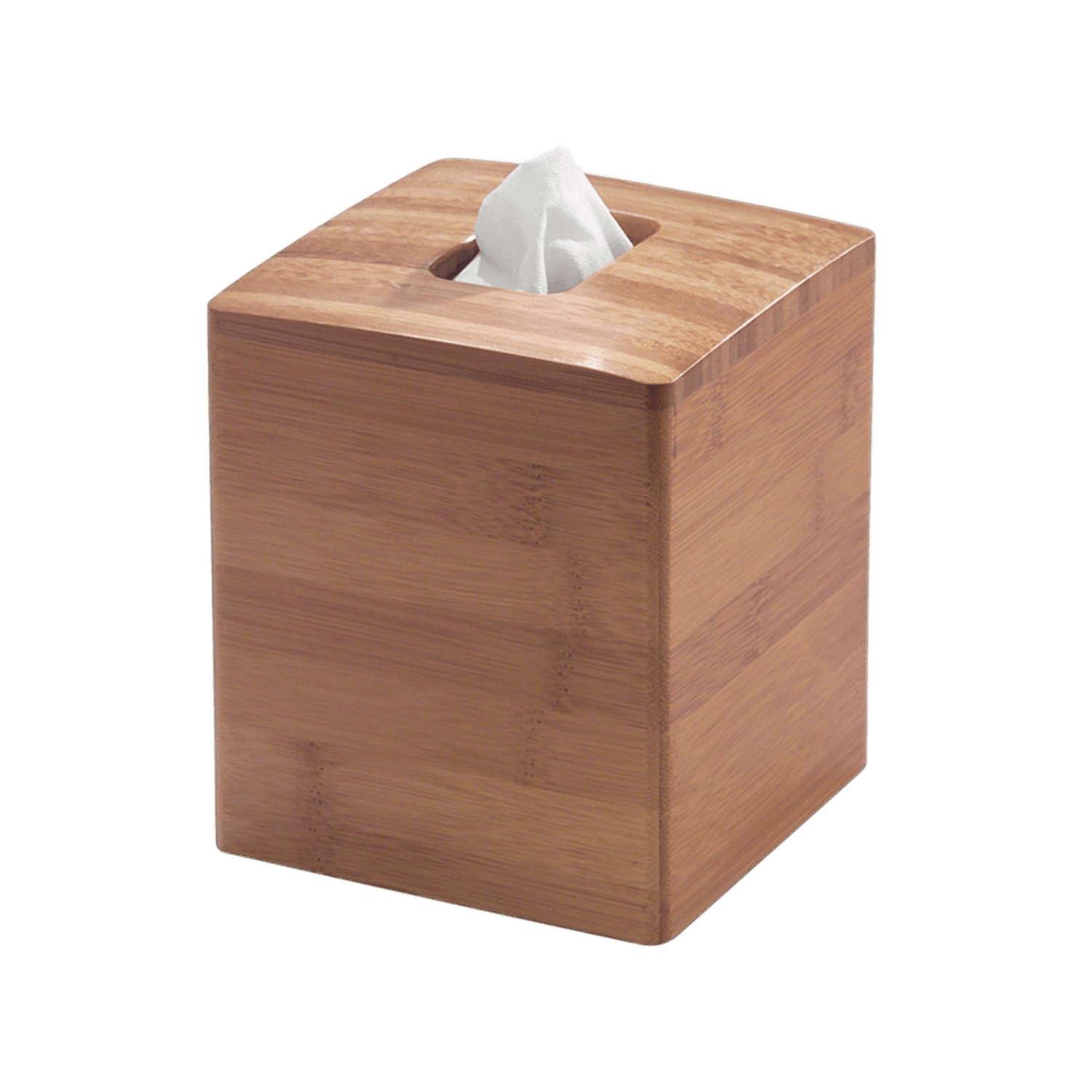 Facial Tissues Cube Box Wood