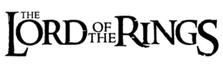 The Lord of the Rings black 