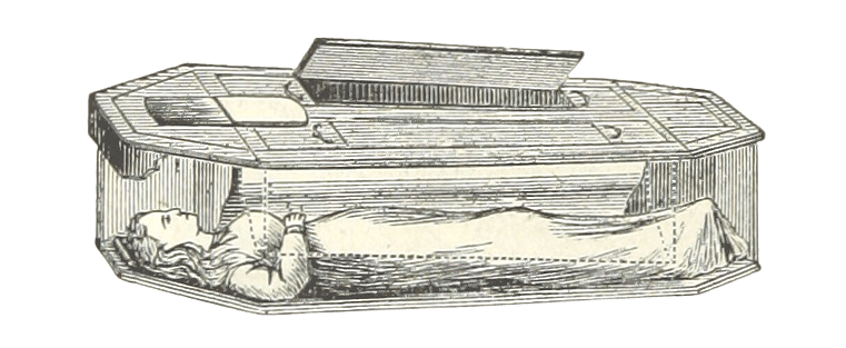 Woman In A Coffin