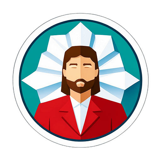 Religion & Spirituality, Minimalist App Icon - Circle Icon Bevel Border