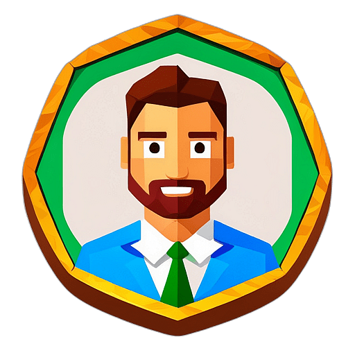 Nutritionist, Minimalist App Icon - Circle Icon Bevel Border