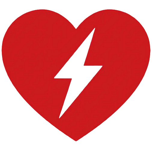 AED Red Heart Sign