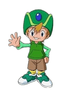 Digimon Character Takeru TK Takaishi Waving