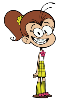 Luan Loud Grinning