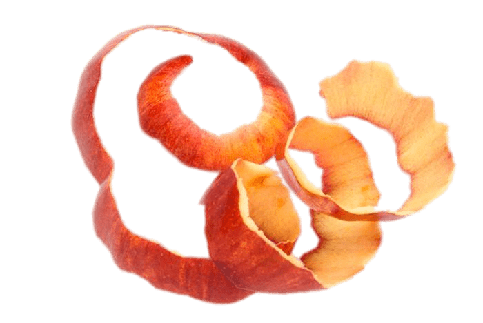 Long Red Apple Peel