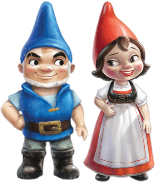 Gnomeo and Juliet Couple