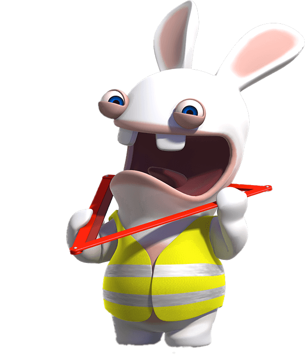 Rabbid Safety Triangle Around Neck